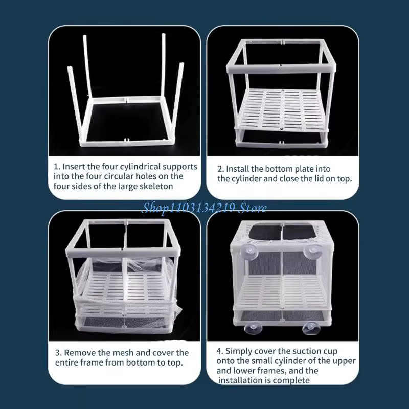 N5KC Aquariums polyvalents Isolement Contauteur reproduction nette pour l'élevage poissons pour bébé