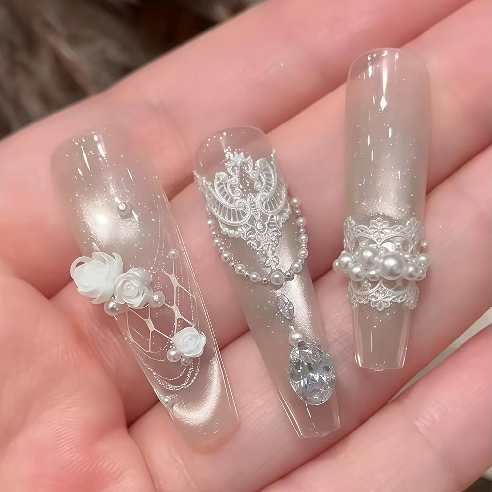Moule 3D en dentelle pour Nail Art