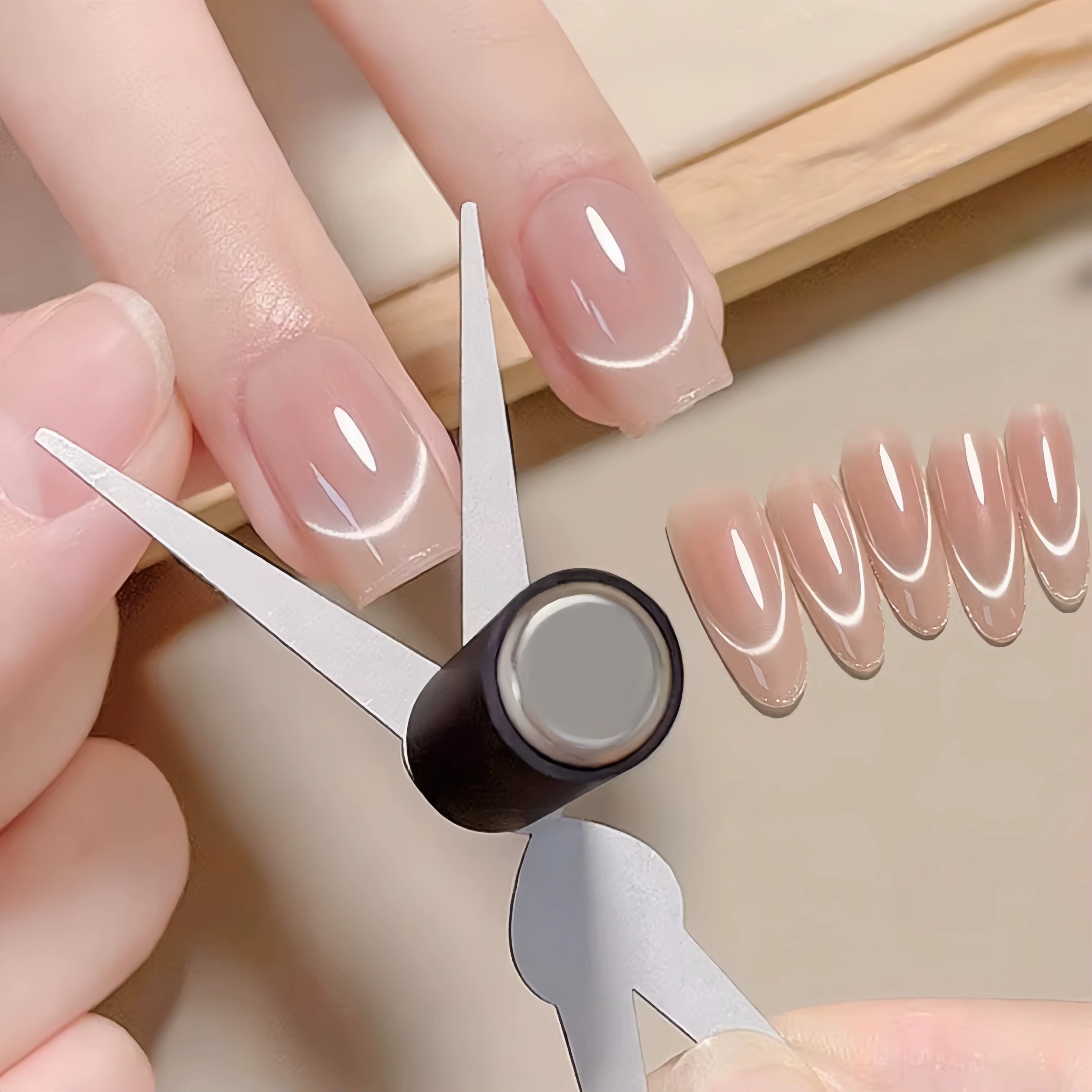 Kit d'outils et accessoires de manucure pour vernis gel à effet magnétique œil de chat