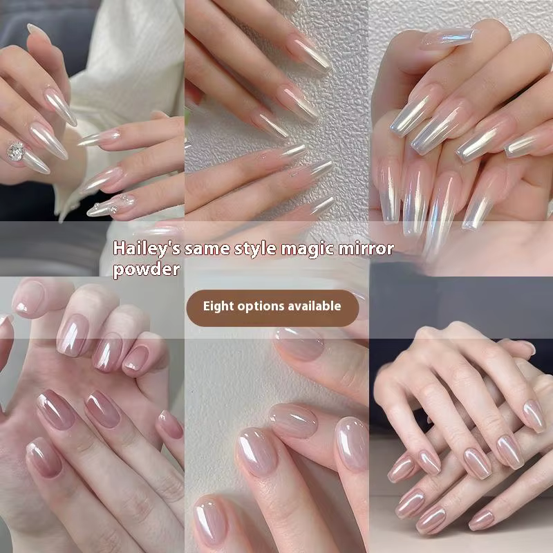 Aurora – poudre chromée pour ongles