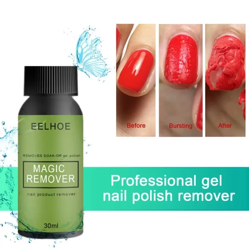 Dissolvant rapide magique pour vernis à ongles gel UV