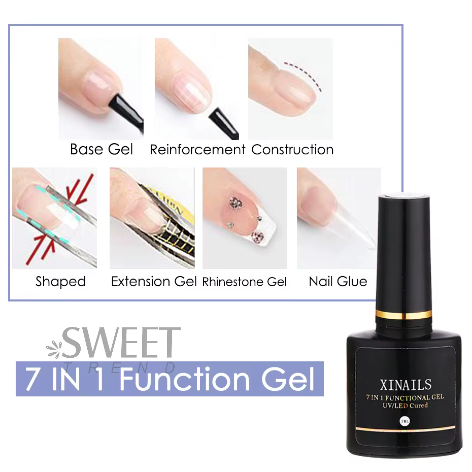 Fonction de renfort des ongles 7 en 1