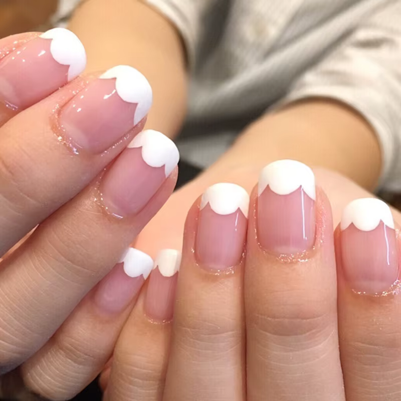 1PC 10ML Gel vernis français ongles blanc