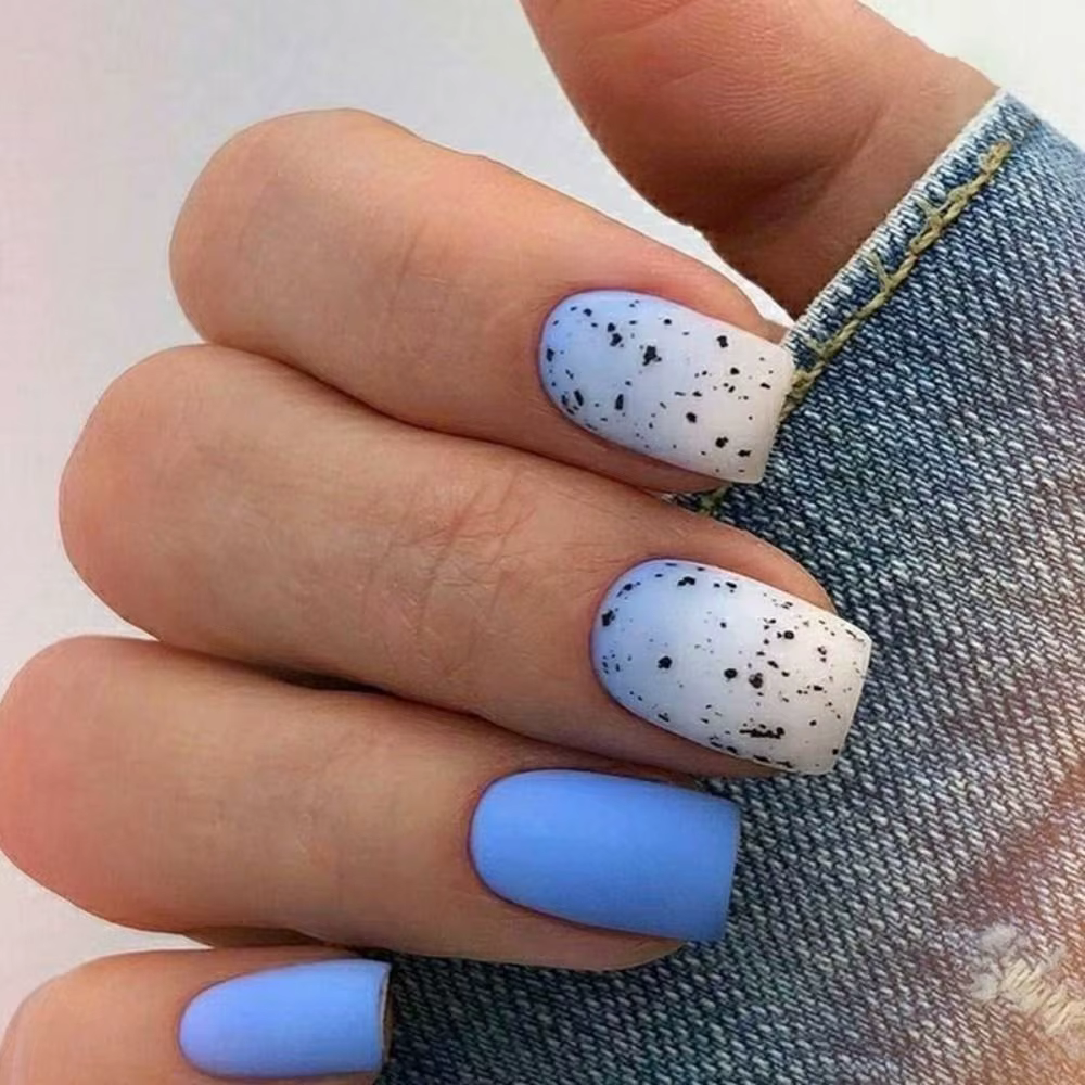 Faux ongles longs carrés pour nail art DIY