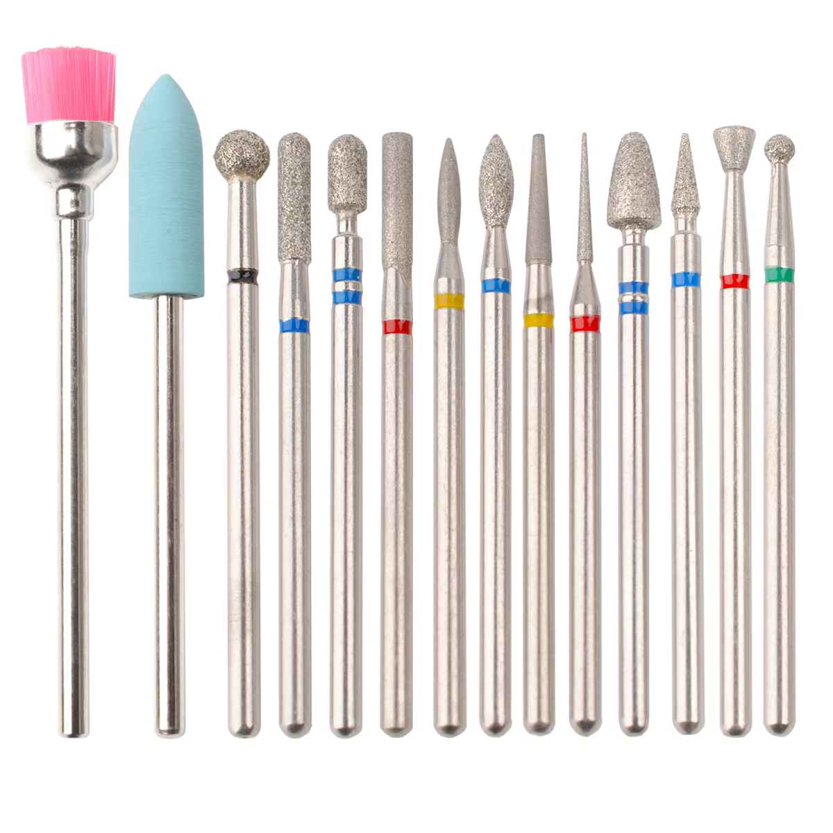 Lot de 14 embouts pour ponceuse à ongles