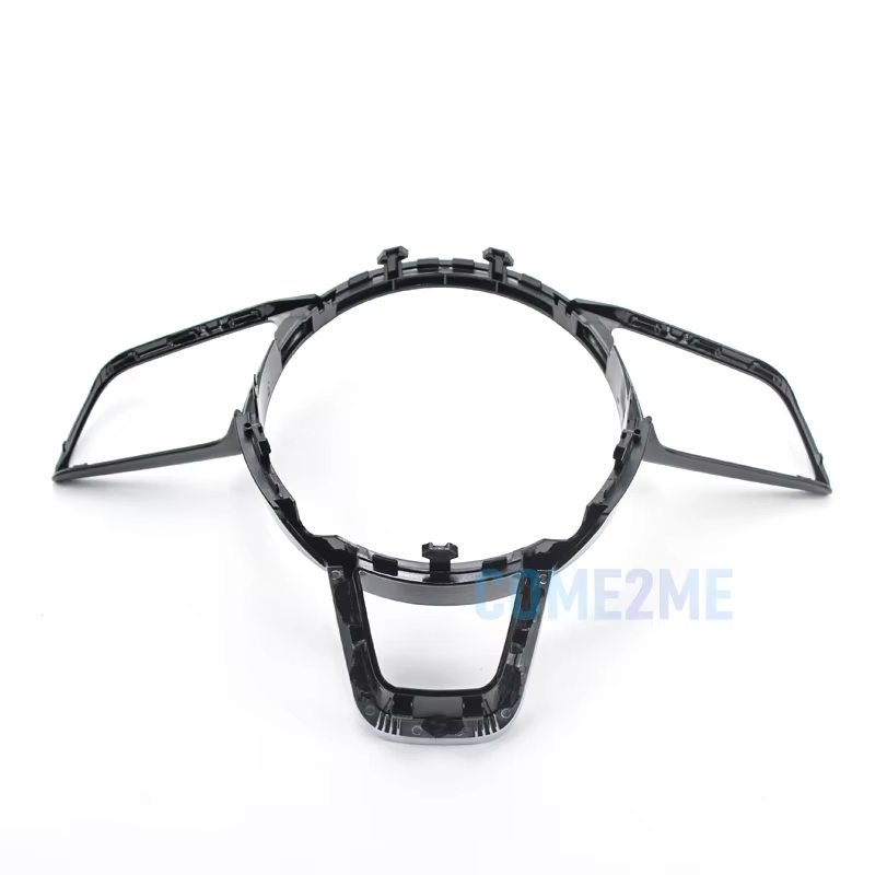 Cadre noir de volant pour Audi, accessoires d'assemblage de voiture, A4, B9, A3, 8Y