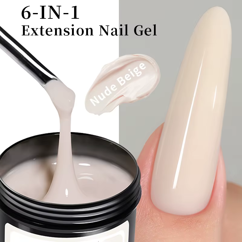 UR SUGAR 150g Gel Acrylique Liquide Nude Beige pour Construction Rapide des Ongles
