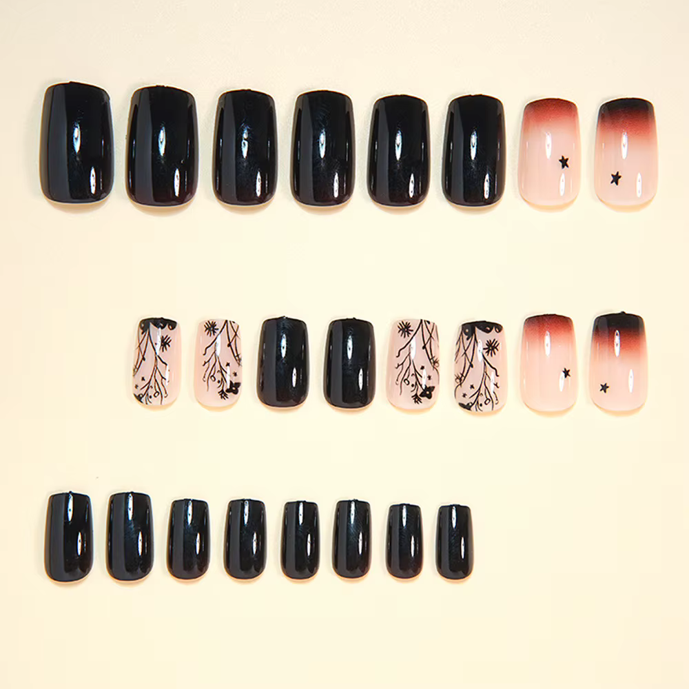 Faux ongles moyens pour femmes et filles