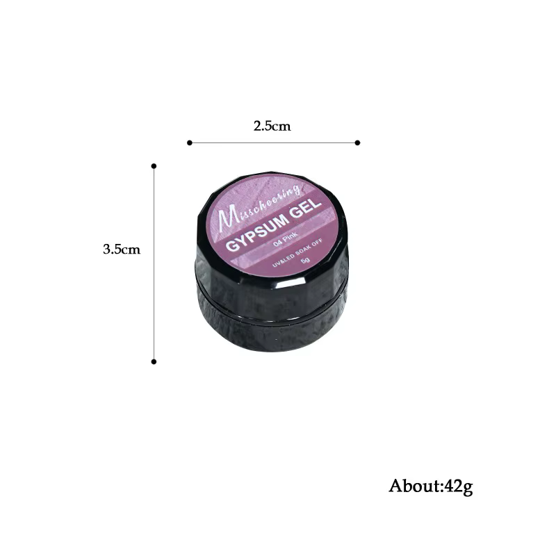 Gel vernis à ongles solide en gypse pour effet de sculpture 3D