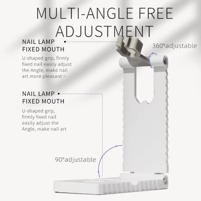 Support de lampe à ongles professionnel pliable et portable