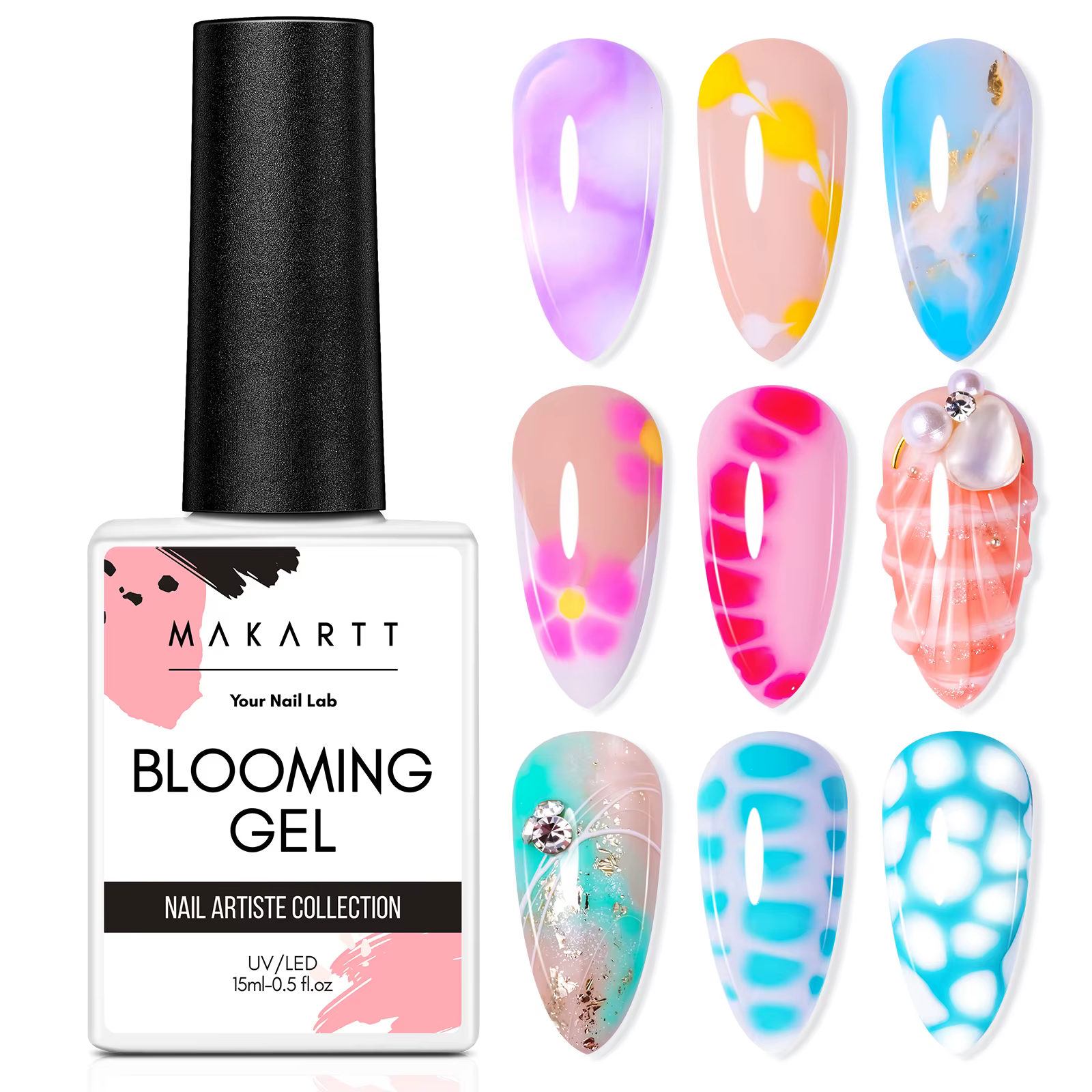 Gel floraison des ongles-Makartt tremper UV LED vernis à ongles Gel