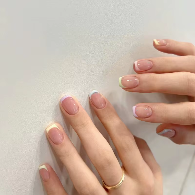24 pièces pas cher faux ongles ensemble presses