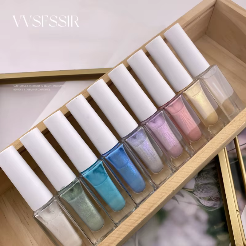 Vernis à ongles gel effet aquarelle 9 couleurs