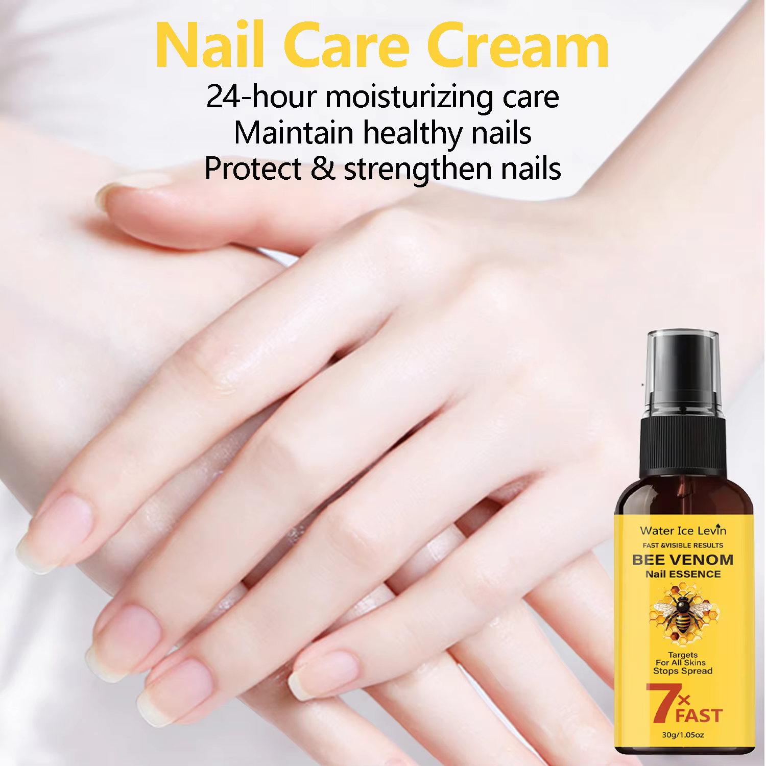 Essence pour ongles au venin d'abeille - Action rapide 7X