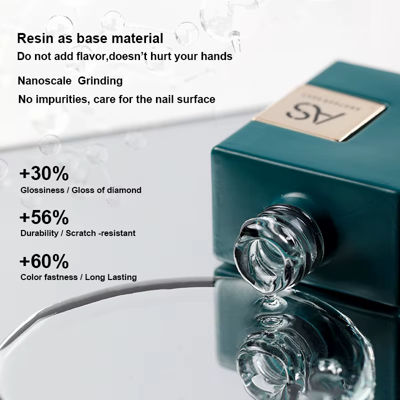 AS 15ml Base et couche de finition pour vernis Gel