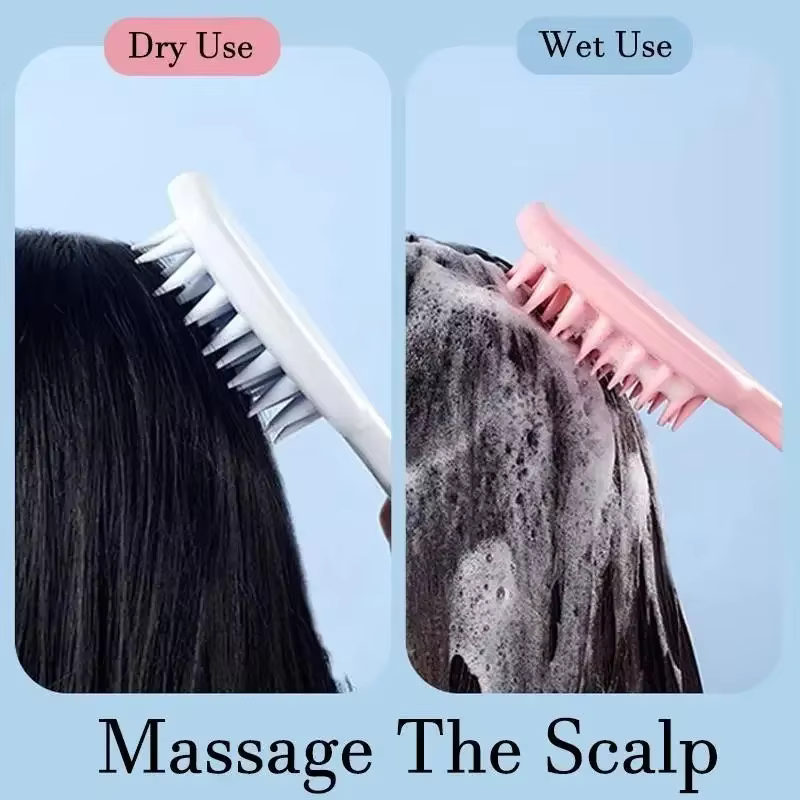 Ensemble de soins capillaires rose 5 pièces, kit de coiffage tout-en-un avec flacon pulvérisateur, brosse de massage et peignes