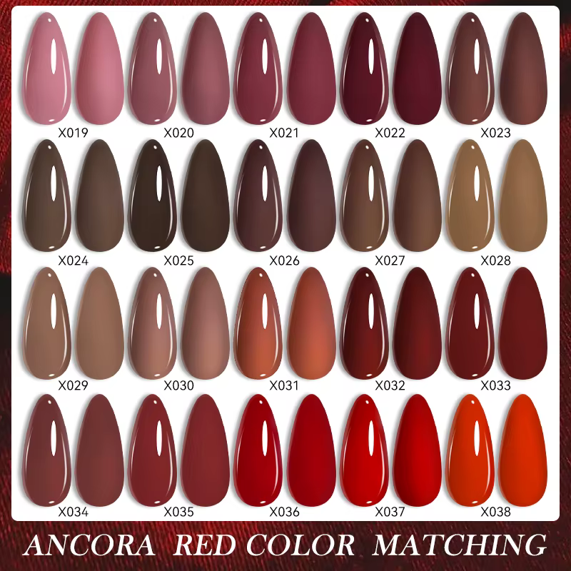 LILYCUTE Ancora rouge automne hiver Gel vernis à ongles Semi Permanent tremper UV LED Gel