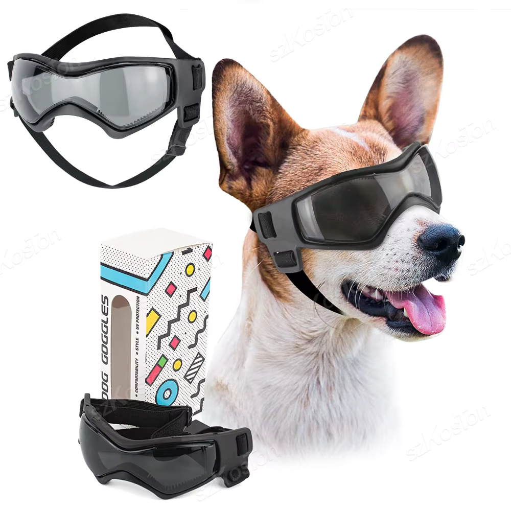Accessoires pour animaux de compagnie chien Protection UV extérieure lunettes de soleil chat chien lunettes pour petite taille moyenne chiot lunettes sangles réglables