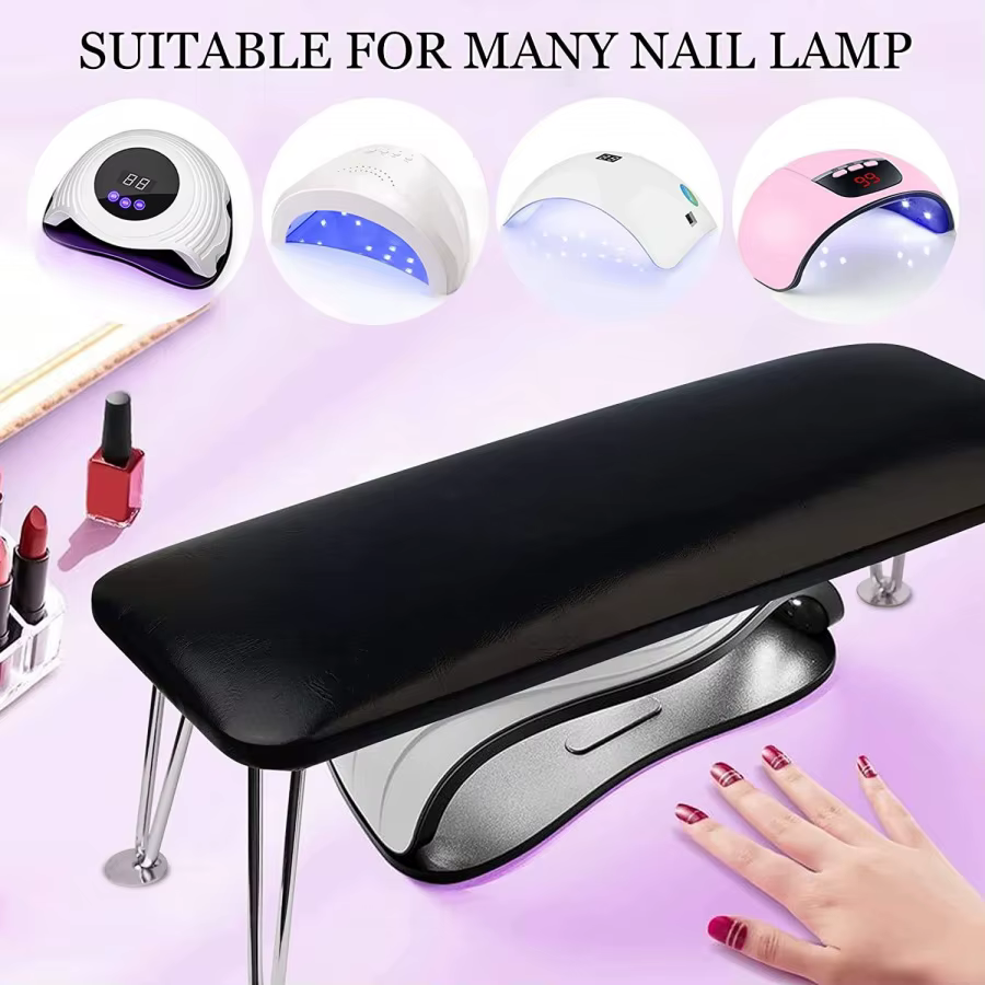 Le oreiller de manucure en Pu portable pliable