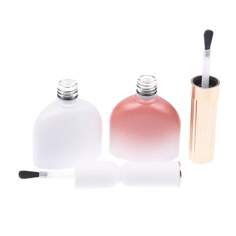 Mini bouteille en verre pour vernis à ongles de 15ml