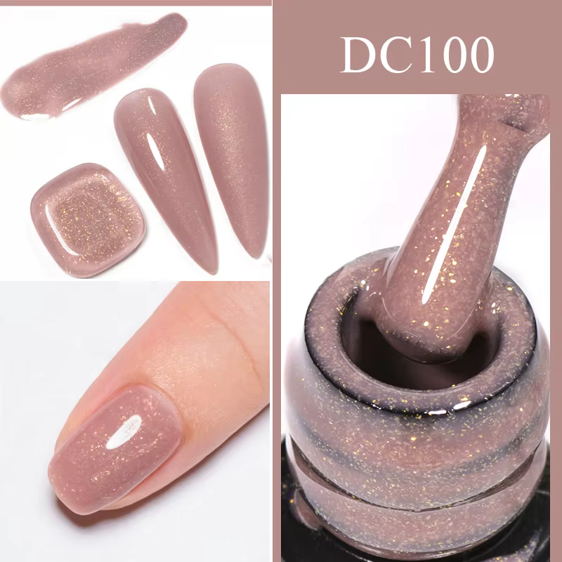 Vernis Gel à Base de caoutchouc à paillettes