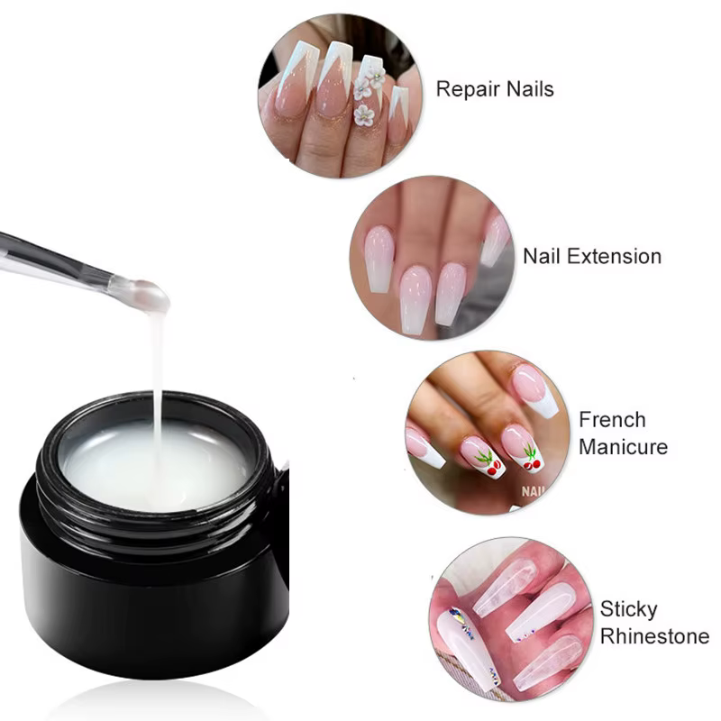 Ensemble de Gel d'extension d'ongles pour bébé Boomer