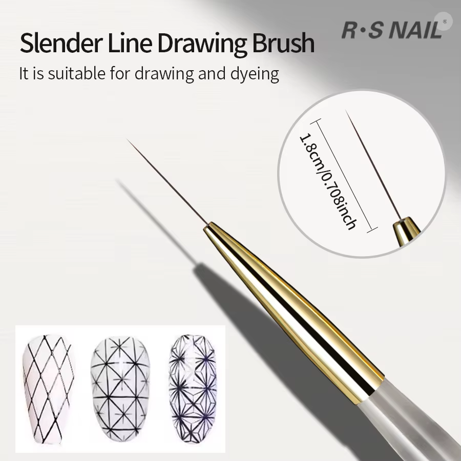 RSNACanon-Pinceaux à Ongles pour Nail Art