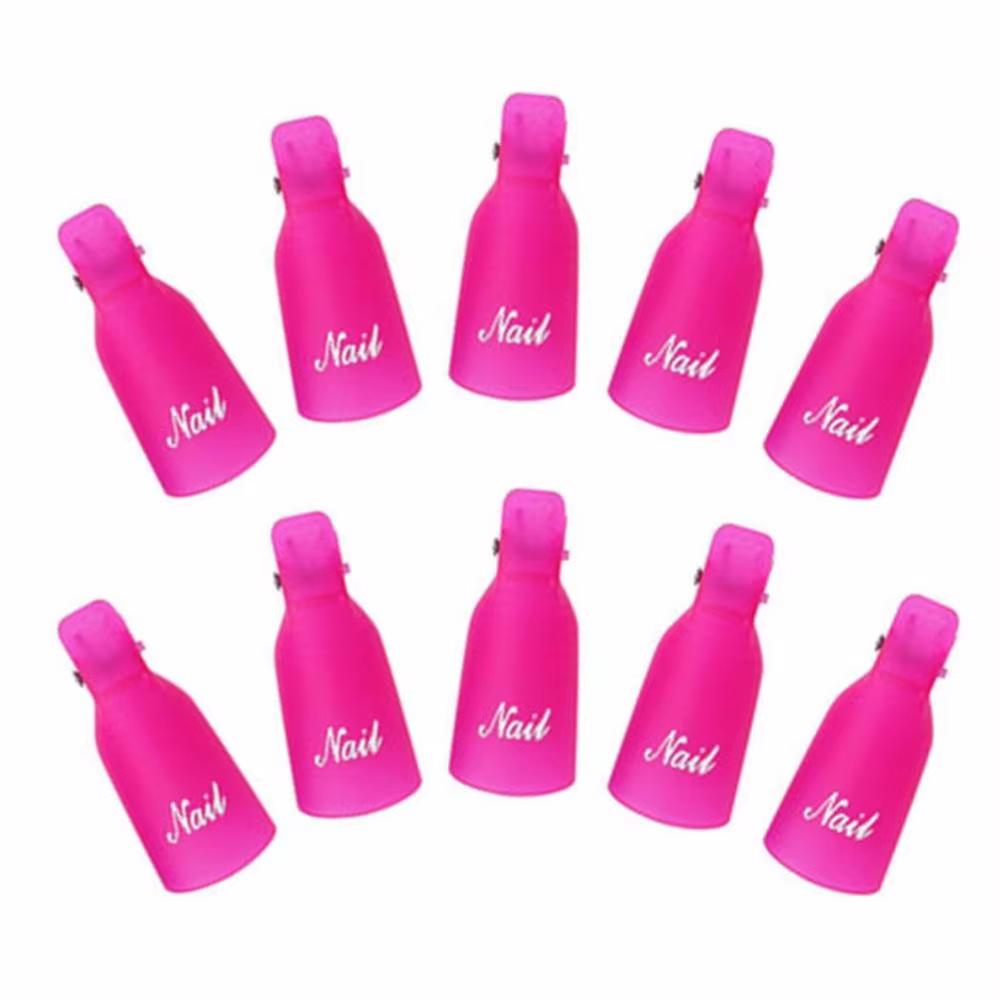 Clips de capuchon de tremper en plastique pour Nail Art