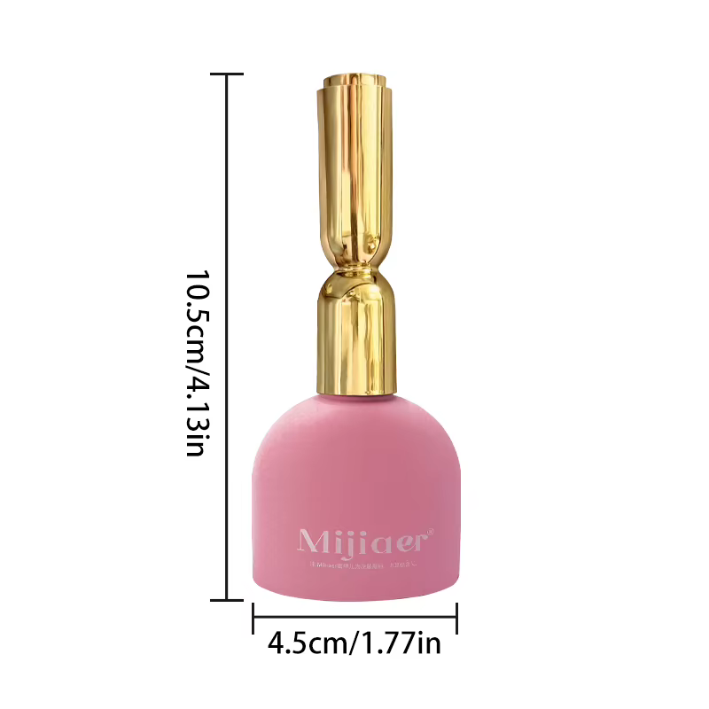 Gel rose pêche Mijiaer - semi-permanent, durcissement UV/LED, professionnel, sans alcool, longue tenue, DIY/salon, manucures quotidiennes
