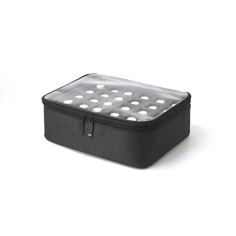 30 bouteilles sac de rangement de vernis à ongles multicolore Portable à main grand sac cosmétique peut contenir