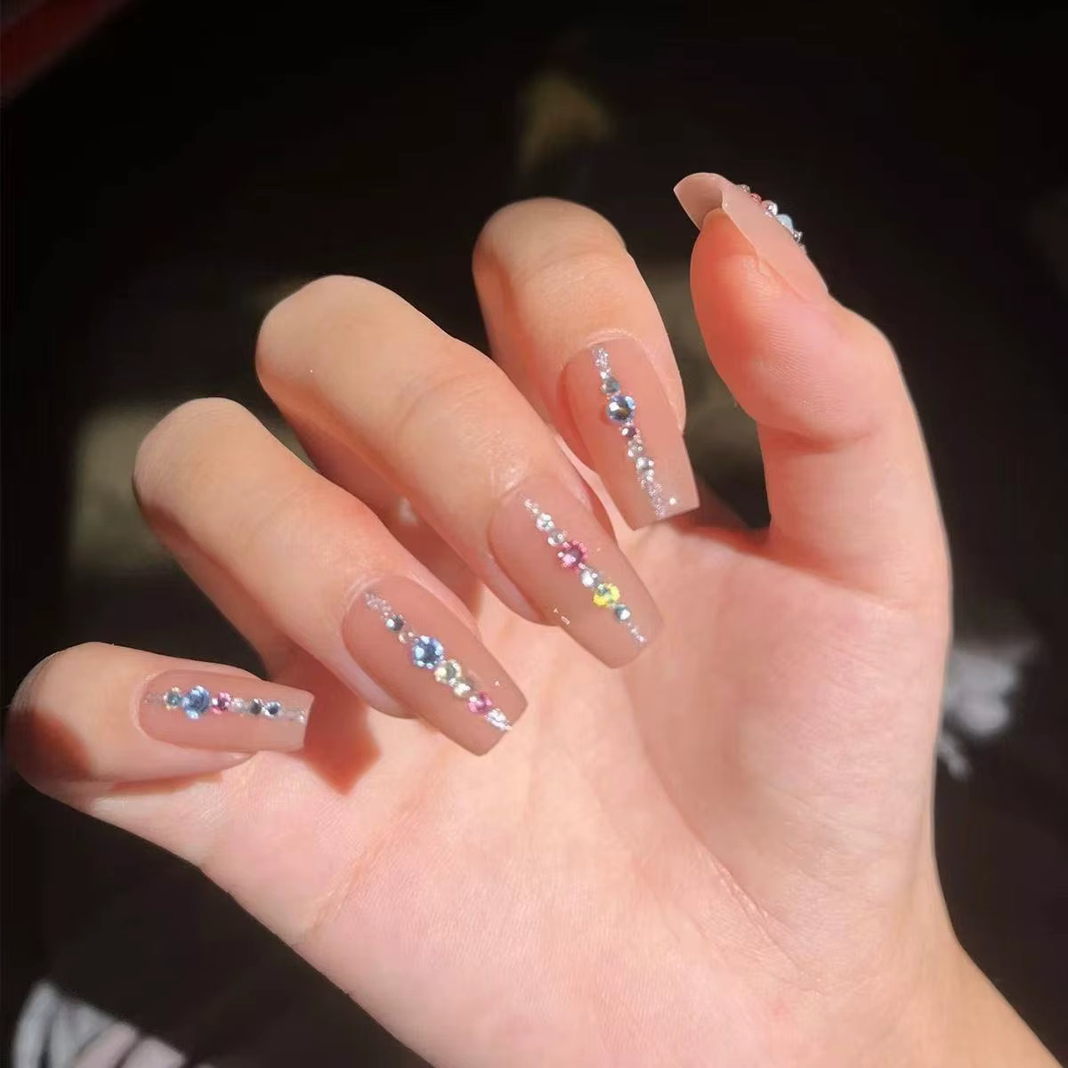 12 Grilles de Strass Scintillants pour Nail Art - Pierres à Dos Plat pour Décoration Polyvalente - Ornent les Ongles