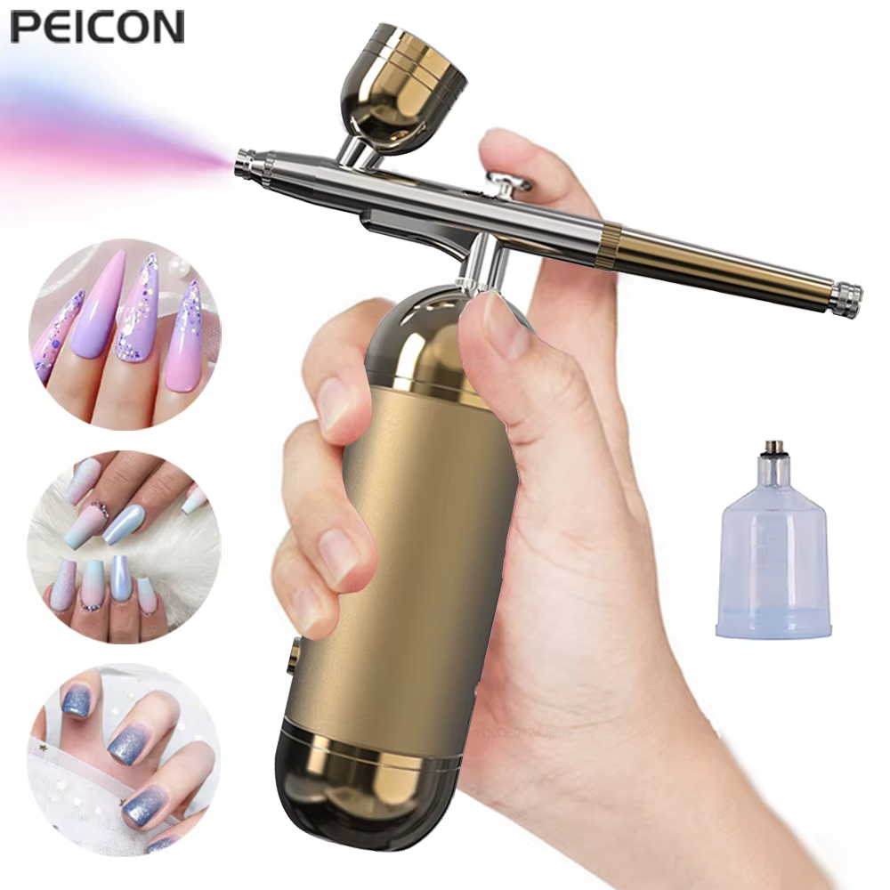 Aérographe à ongles avec compresseur