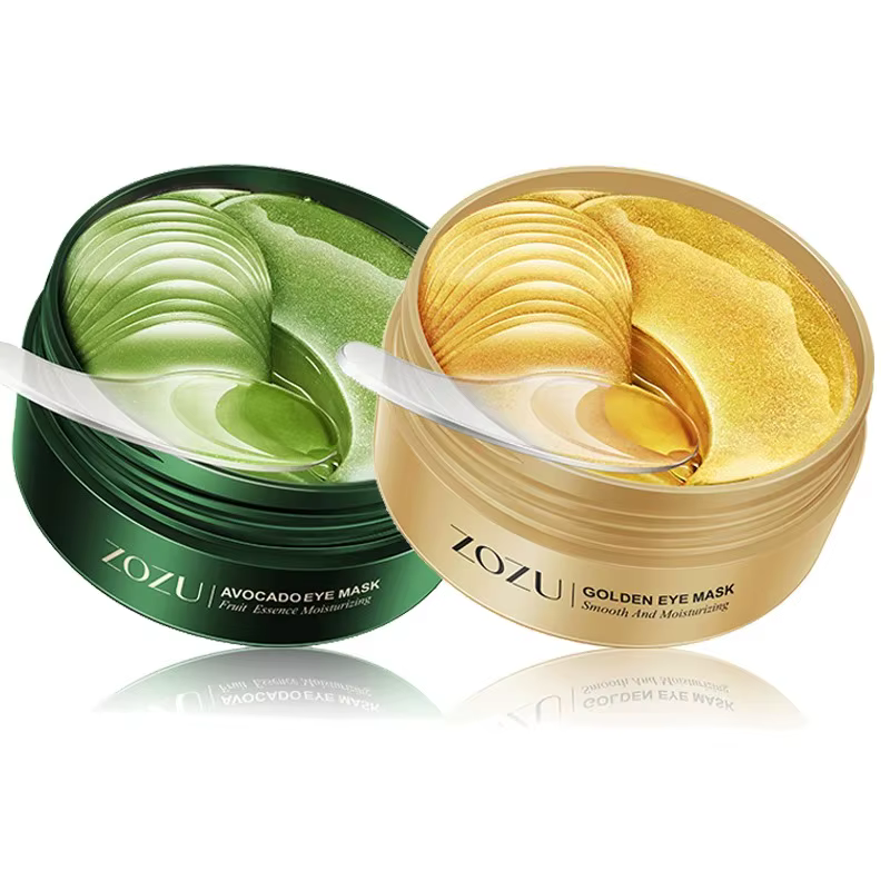 Masque pour les yeux au collagène doré à l'avocat, anti-cernes, élimination des poches sous les yeux, patchs hydratants raffermissants, produits de soins pour la peau, 120 pièces