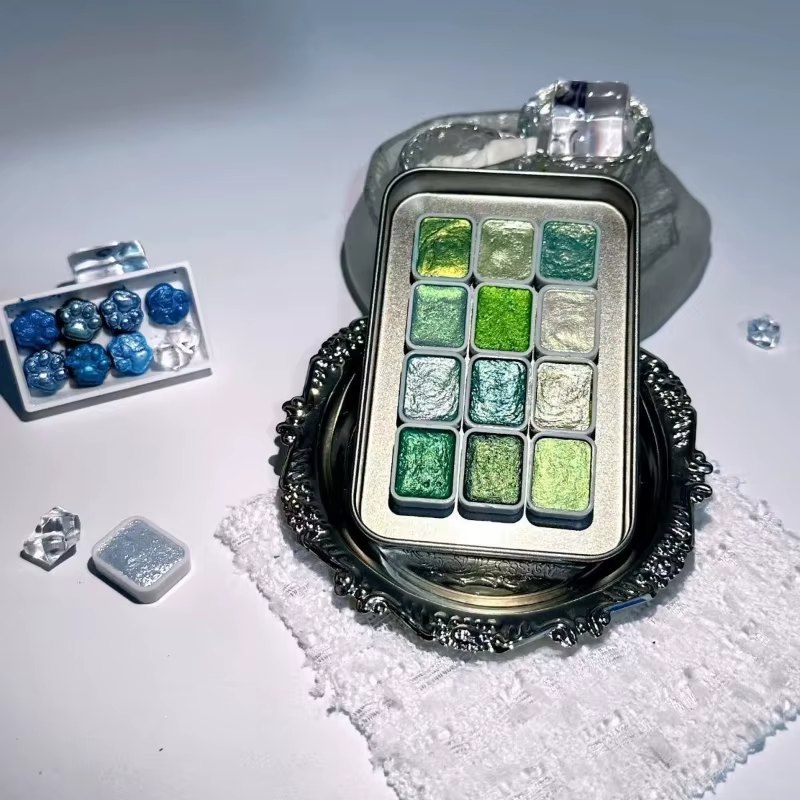 Pigment solide pour ongles