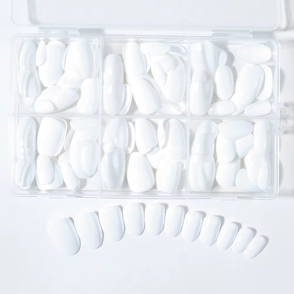 Ongles d'élipse courts 144 pièces