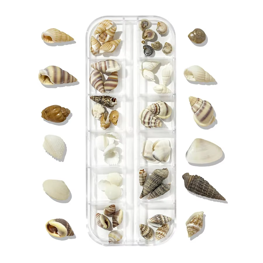 Ensemble de décoration d'ongles 3D sur le thème de l'océan hawaïen