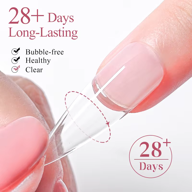 Gel de pointes d'ongles souples 3 en 1