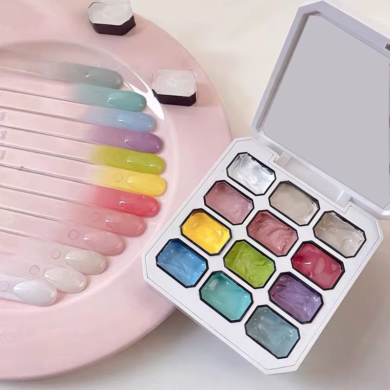 Vernis Gel Solide 12 Couleurs Effet Bonbon