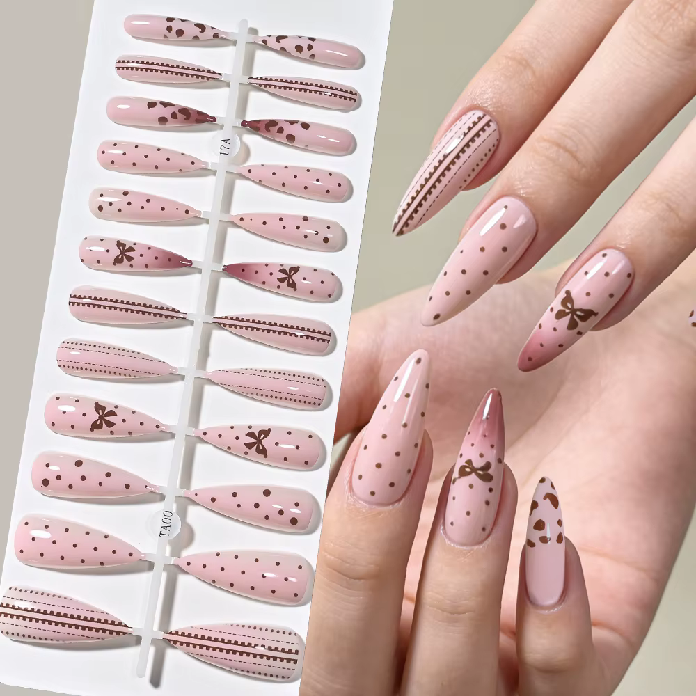 120 faux ongles en gel souple