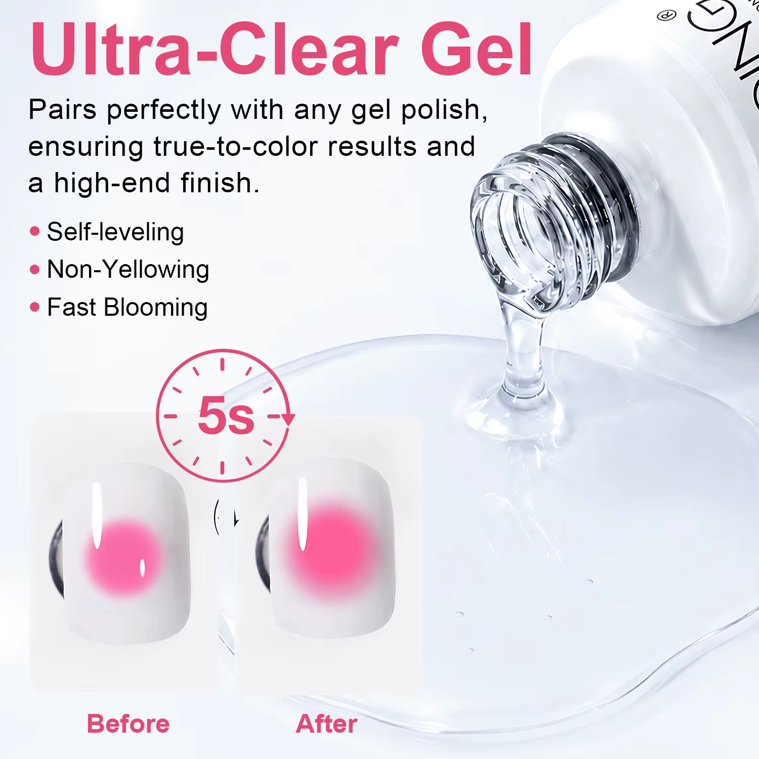 Gel fleuri pour ongles de 15ml