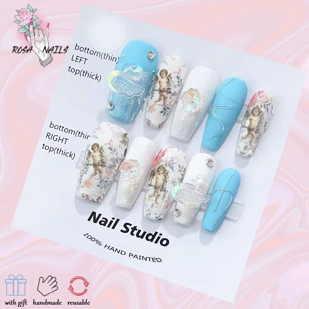 Faux Ongles Artificiels à Couverture Complète pour Bol
