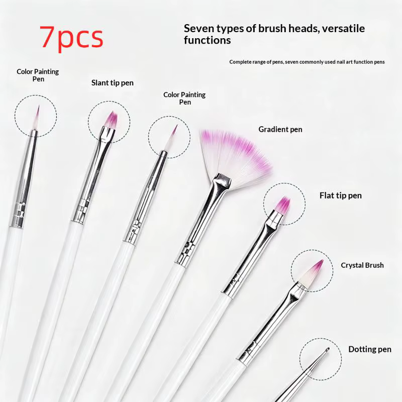 Ensemble de pinceaux pour Nail Art