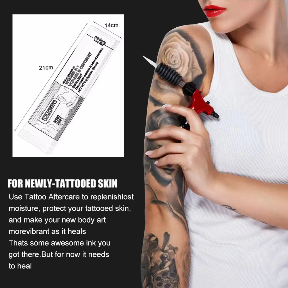 100/50/30/10 pièces crème de soin après tatouage Fougera vitamine A & D pommade tatouage Anti cicatrice Gel de réparation pour maquillage Permanent Gel de guérison