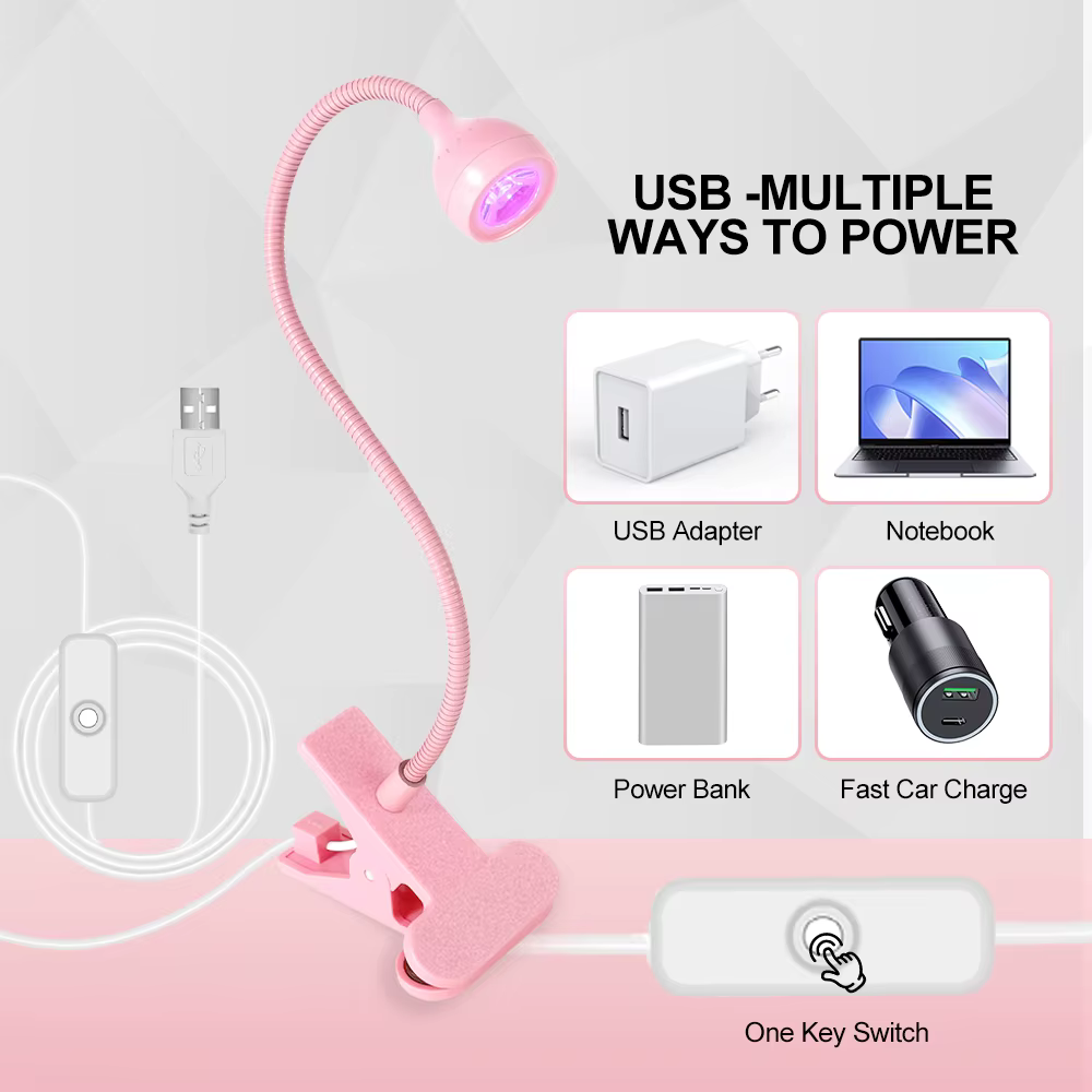 Lampe UV LED pour ongles pour sécher le vernis