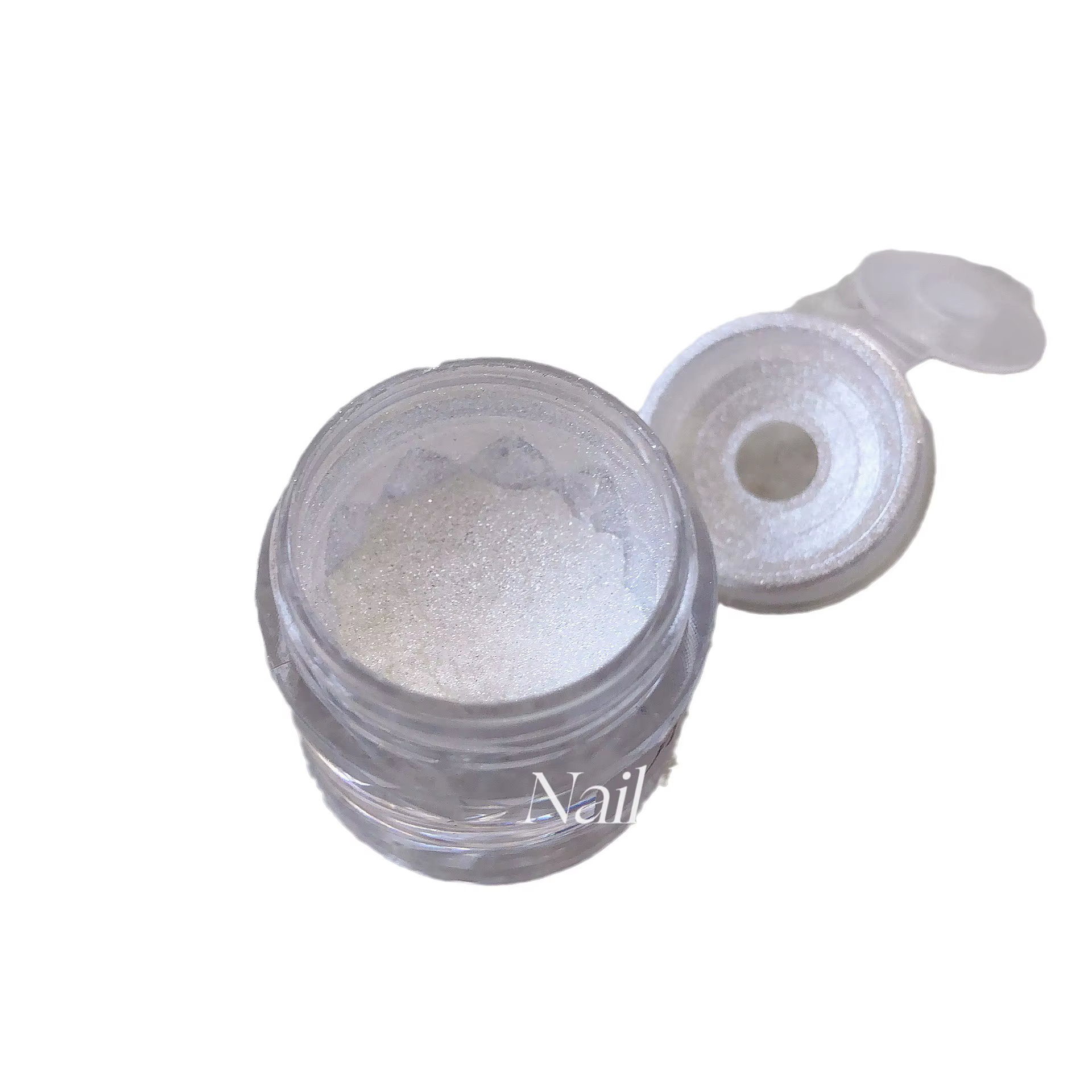 Poudre pour ongles miroir au clair de lune
