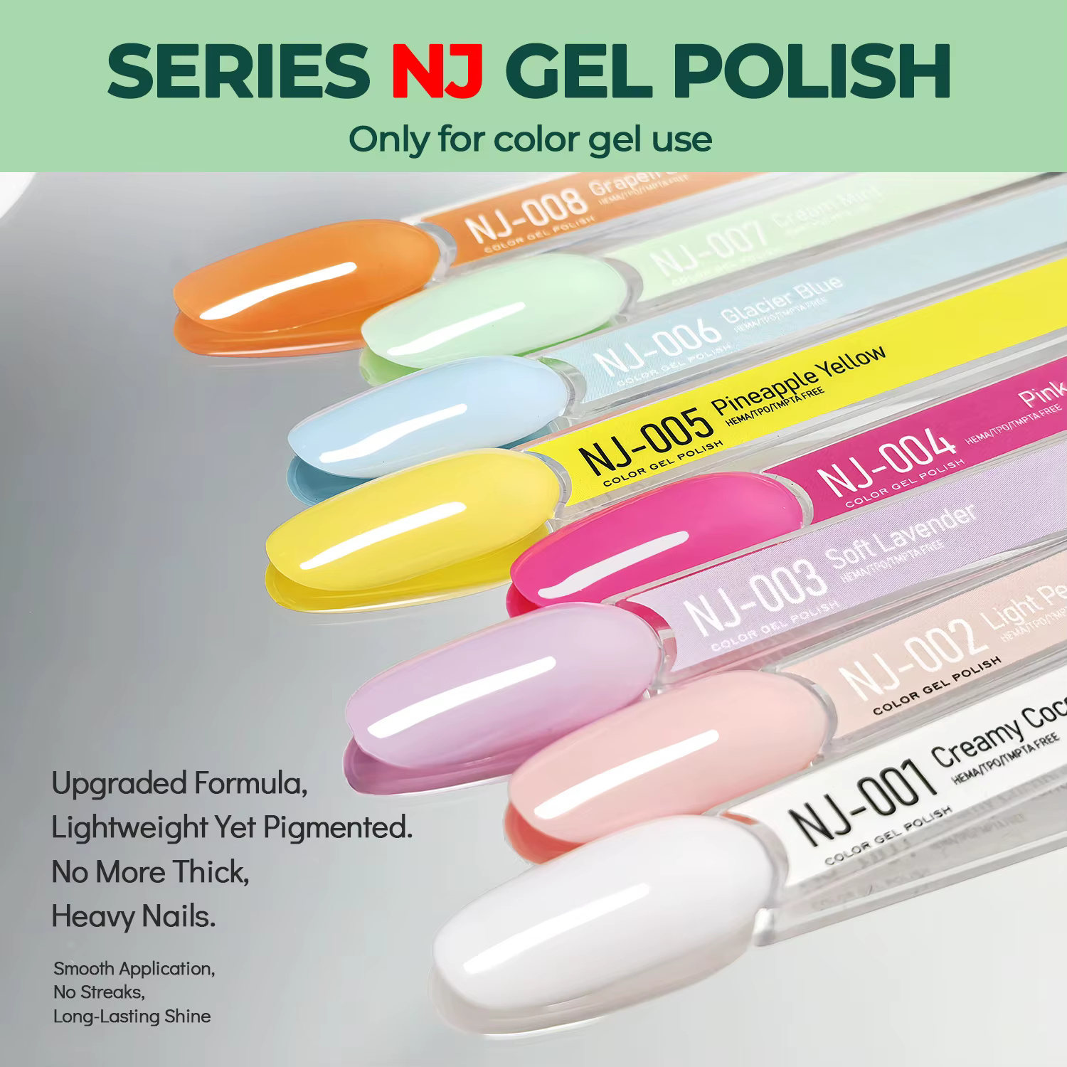 Nailpop – Gel Polish Été 20 Couleurs 10ml