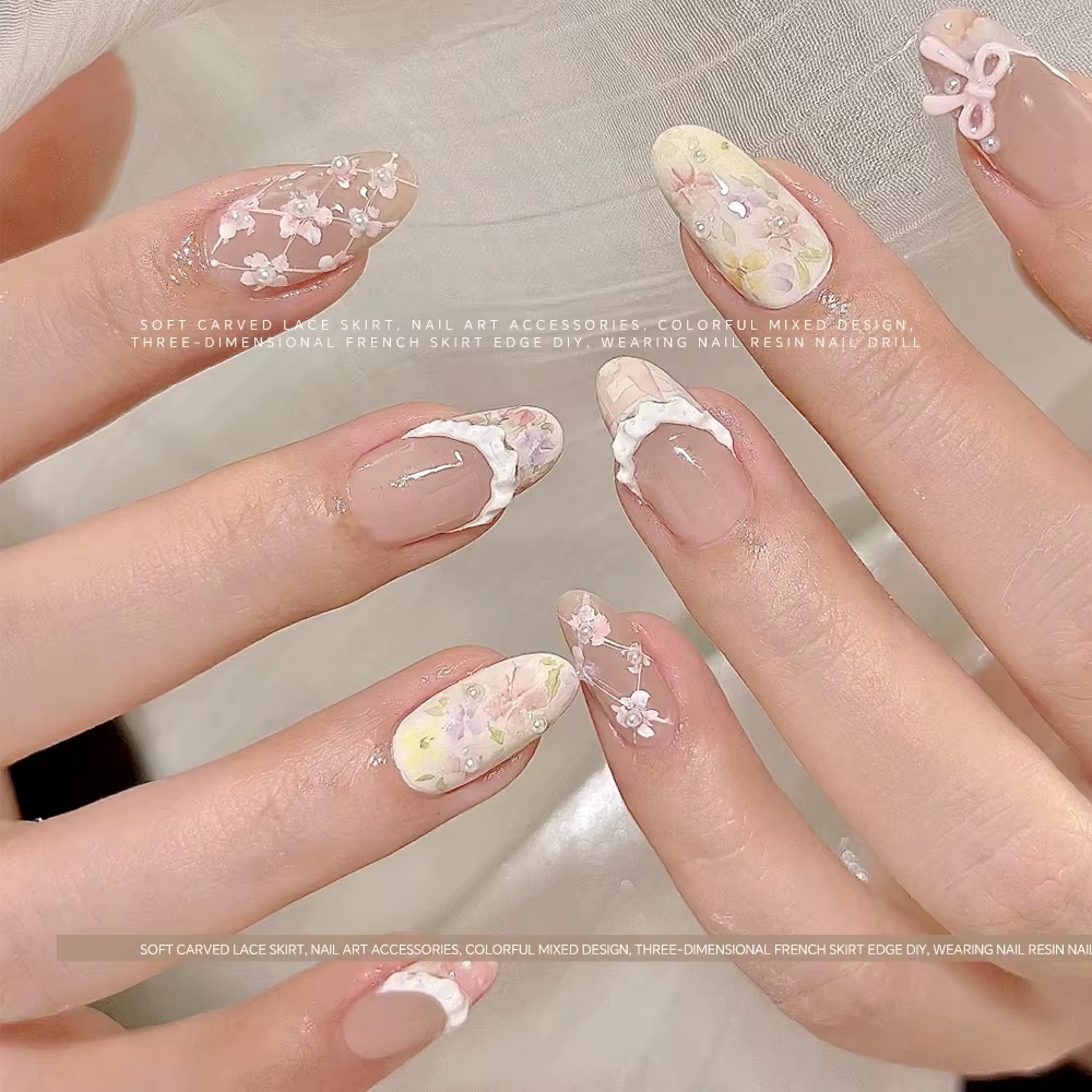 30 pièces de breloques pour ongles en résine