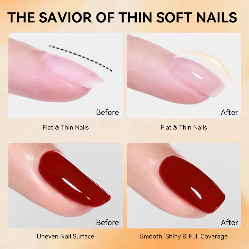 UR SUGAR 15ml Gel de renfort 9 en 1 Gel fort multifonctionnel Gel renforcé Semi Permanent UV Soak Off Gel d'art des ongles