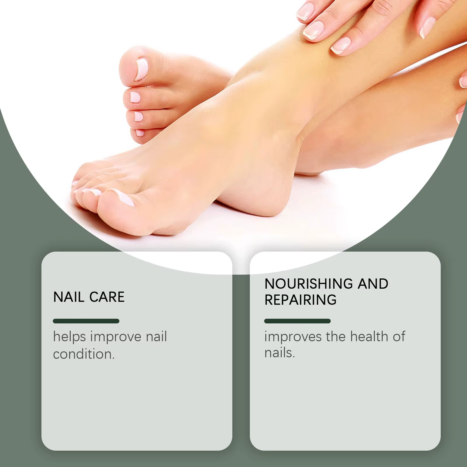 Solution de soin des ongles au gingembre et à l'arbre à thé 30/60 ml – Réparation et entretien de la santé