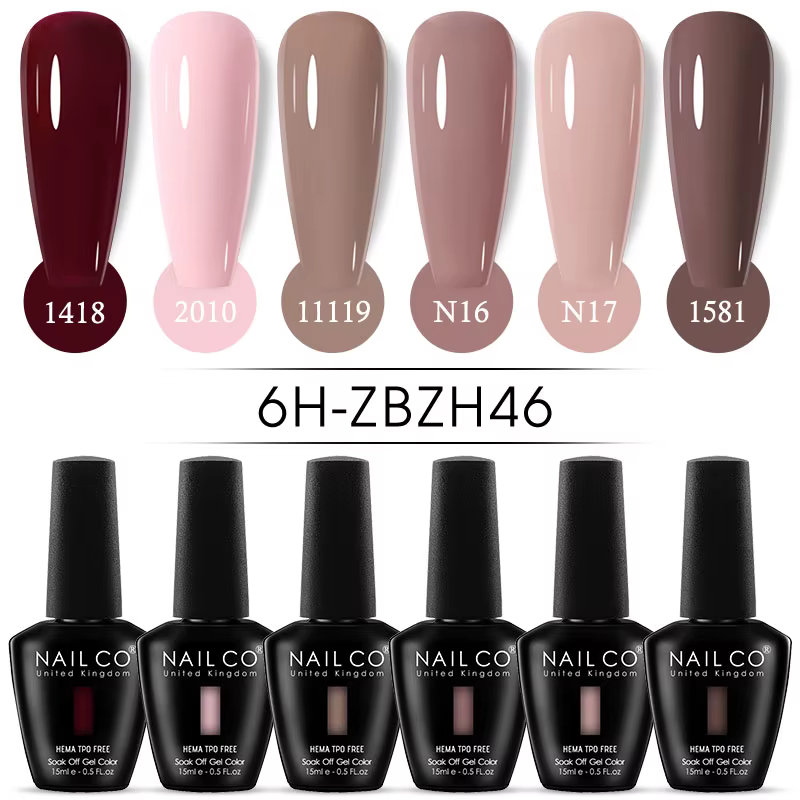NAILCO – ensemble de vernis à ongles en gel